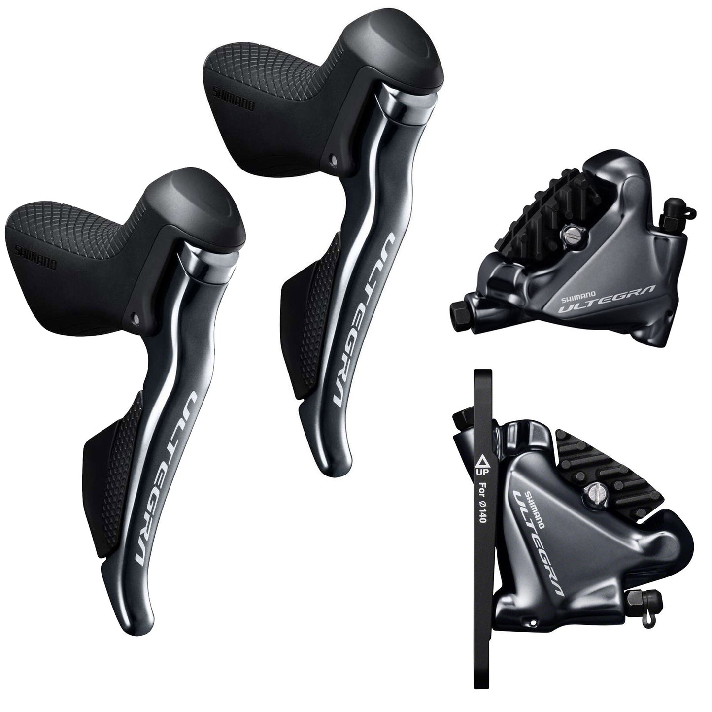 Shimano Ultegra R8070 11 Speed Hydro Disc Di2 STI with R8070 Calipers