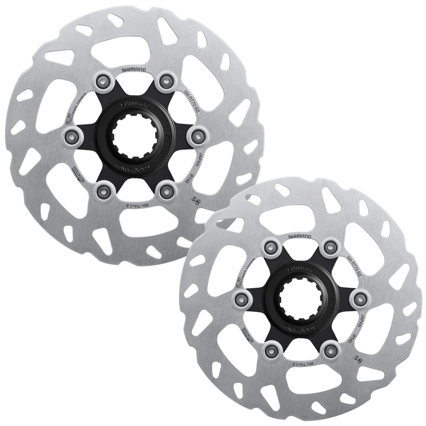 Shimano SM-RT70 Rotor Set - 160mm/140mm