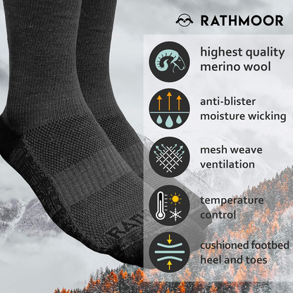 Madison Merino Cap and Rathmoor Merino Crew Socks
