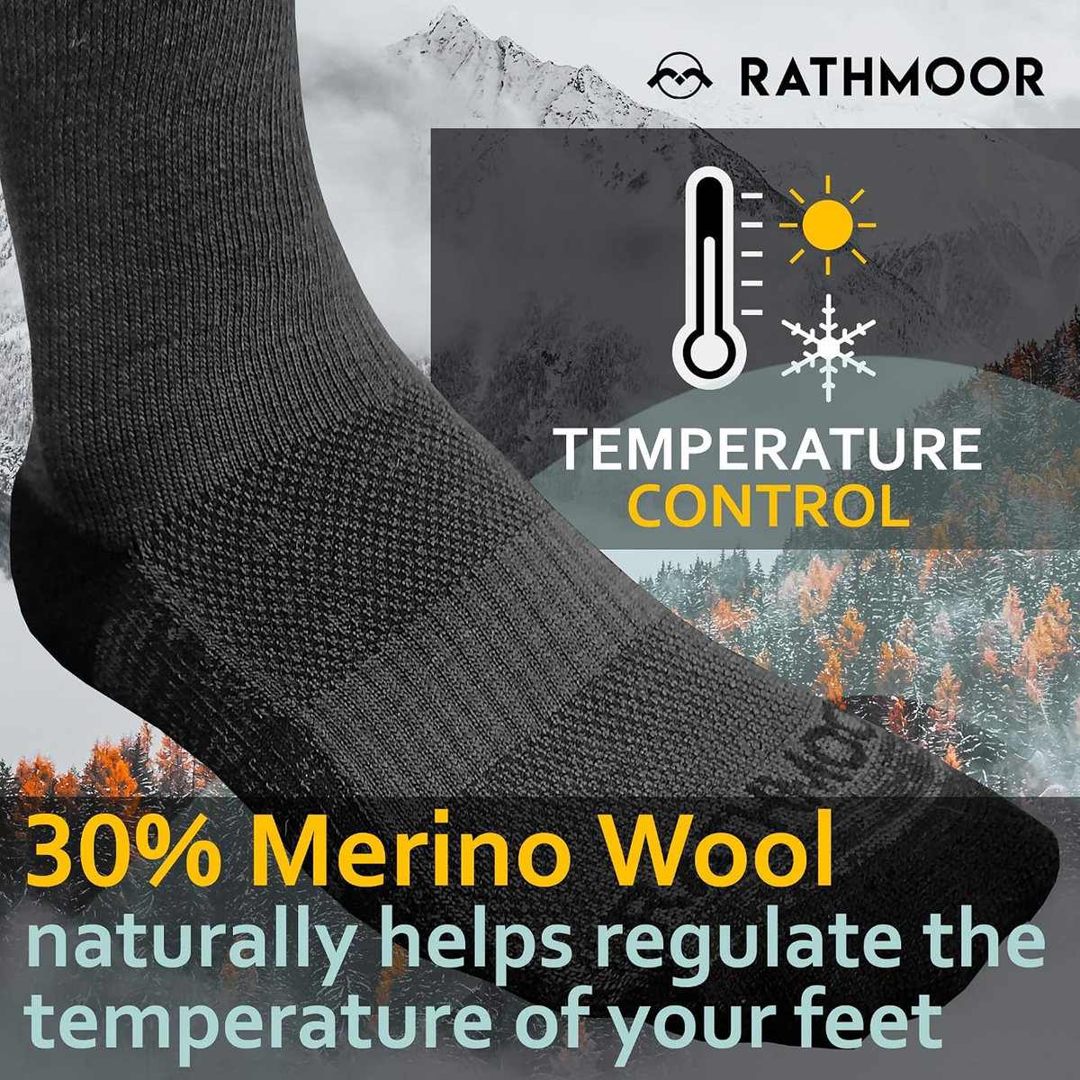 Madison Merino Cap and Rathmoor Merino Crew Socks