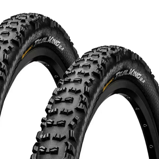 PAIR of Continental Trail King II Performance TR - Folding Tyre 27.5x2.4