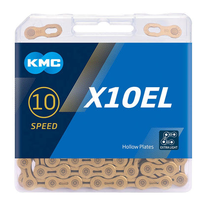 KMC X10EL Ti-N Gold 10 Speed Chain