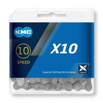 KMC X10 Grey 10 Speed Chain